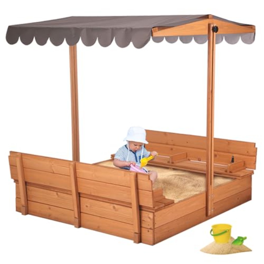 Kids Outdoor Bench - Meja pasir luar ruangan untuk anak