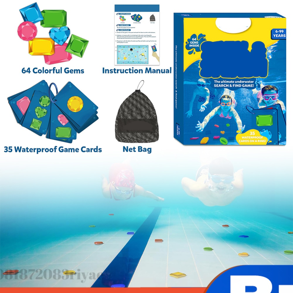 Kids Outdoor Learning Activities - Mainan Kolam Renang Skillmatics & 64