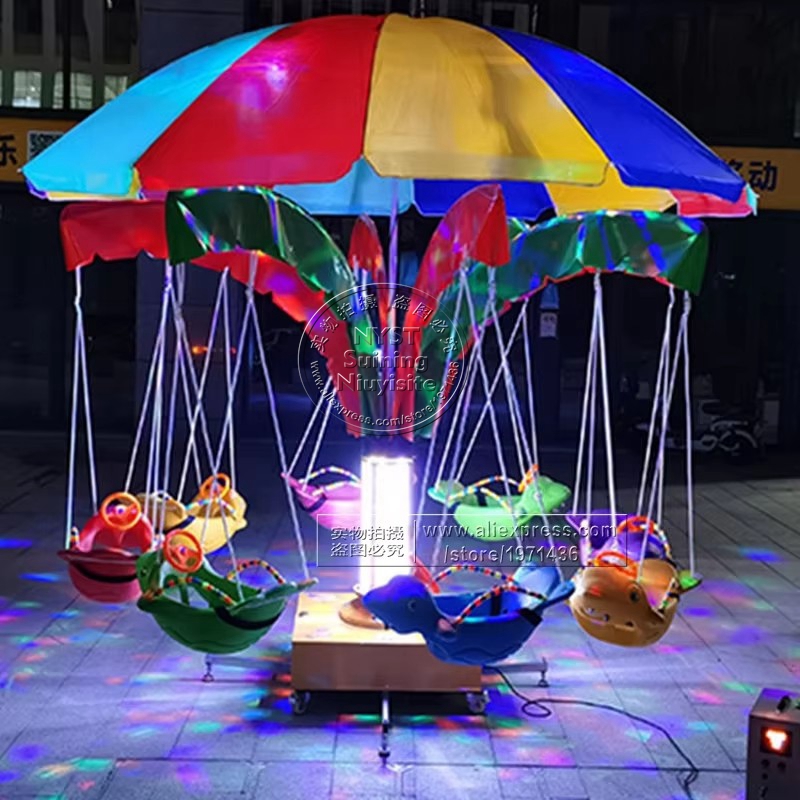 Kids Outdoor Umbrella Chair - Kursi Ayun Anak Karusel Payung Merry