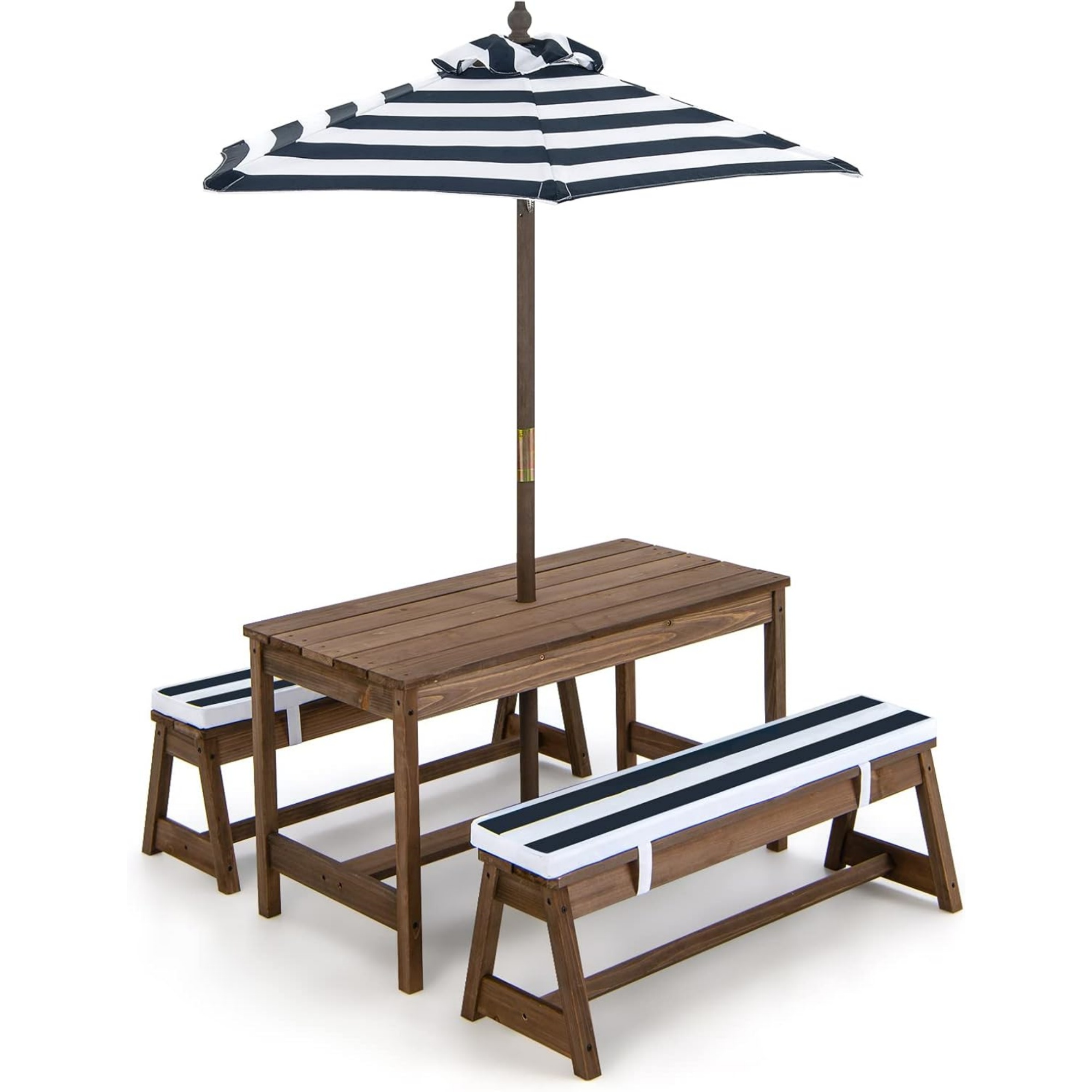 Kids Outdoor Bench - Meja Piknik Anak dengan Payung Lipat,