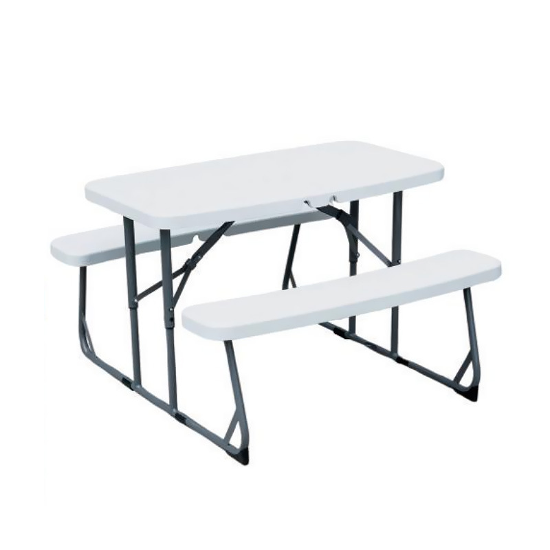 Kids Outdoor Bench - Set Meja dan Bangku Lipat Plastik