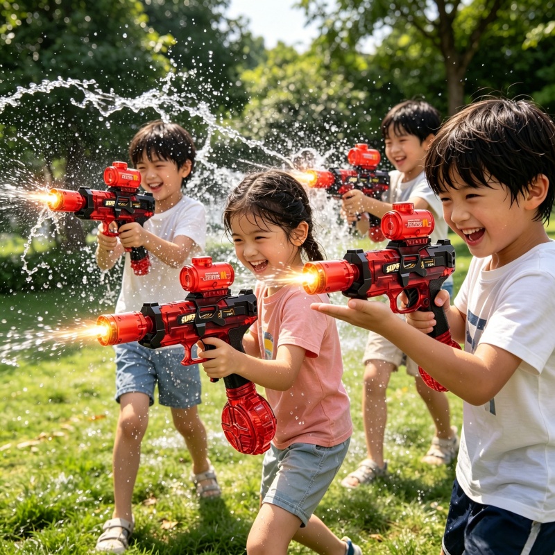 Water Gun Soaker - Pistol Air Listrik Anak-anak Simulasi Tembakan