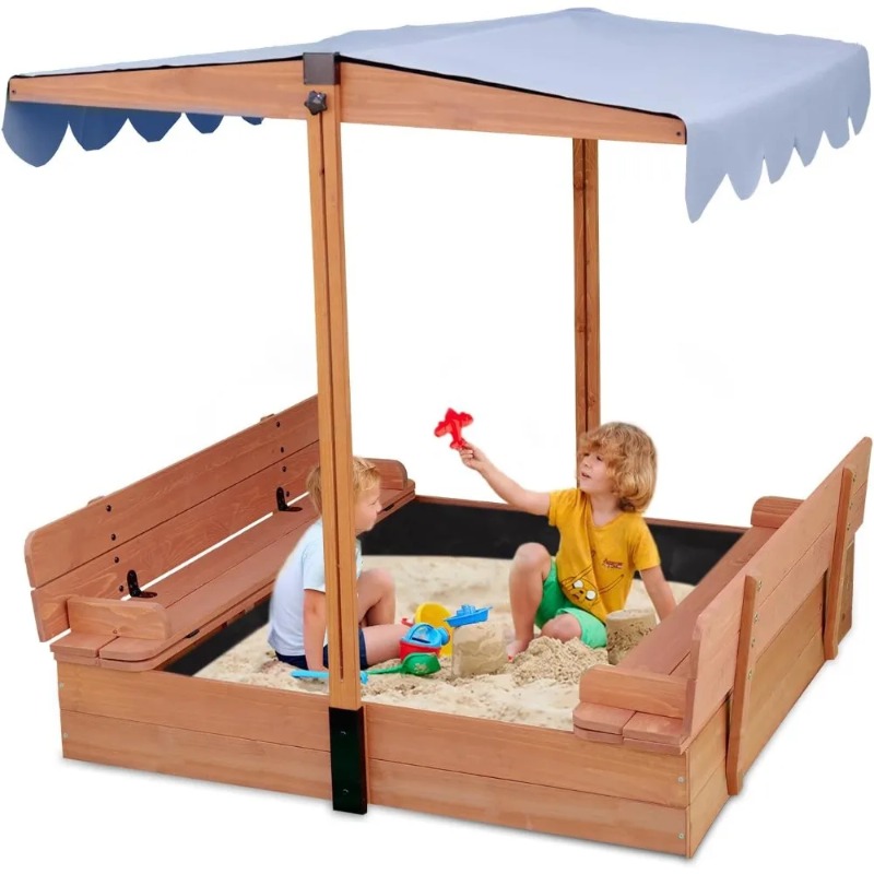 Kids Outdoor Bench - Kotak Pasir Anak dari Kayu dengan