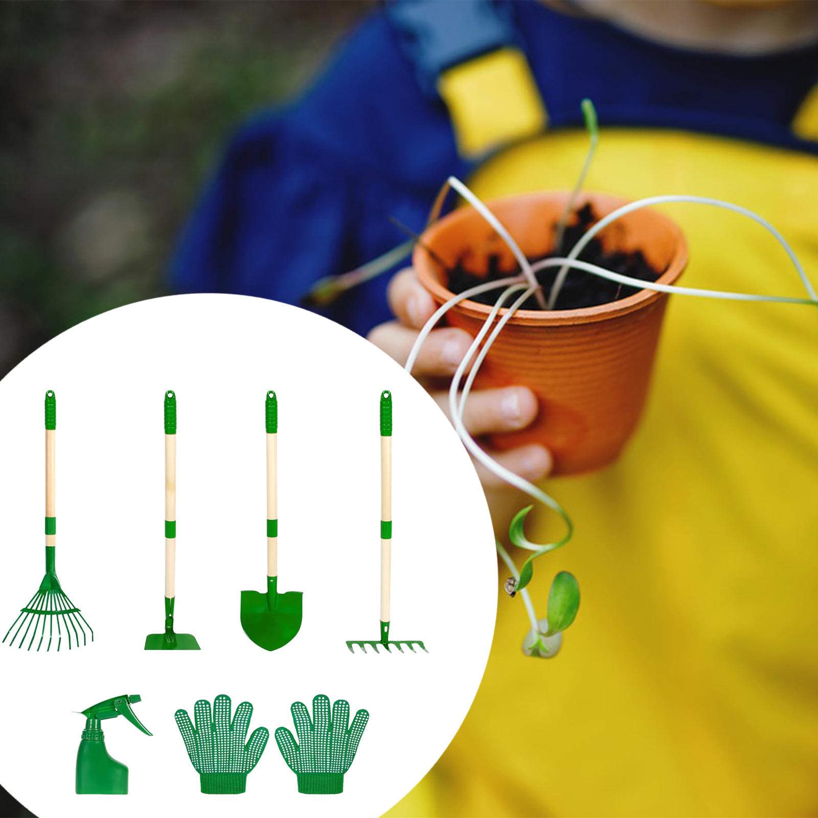 Kids Outdoor Learning Activities - Set Peralatan Berkebun Anak dengan Pegangan