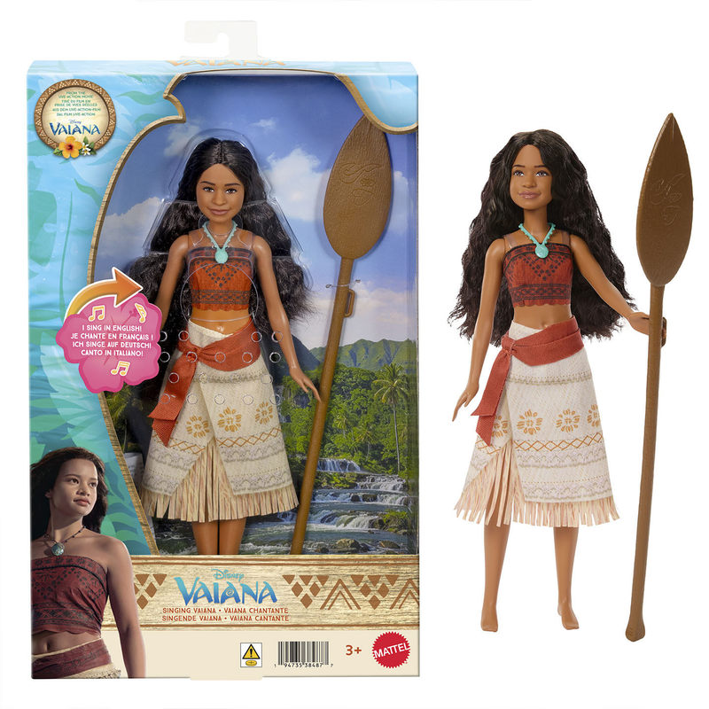 Mattel Toy Barbie - tersedia boneka Barbie Moana Bernyanyi Asli