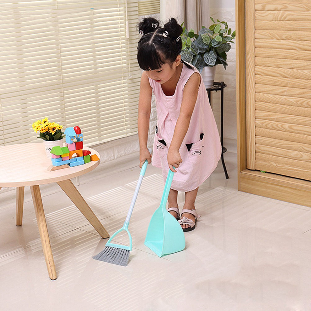 Kids Outdoor Broom - Set Sapu dan Pel Mini Kombinasi