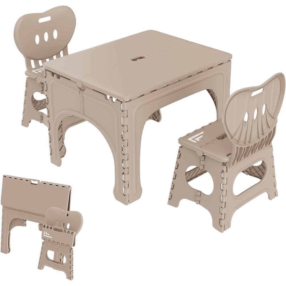 Kids Outdoor Chair And Table - Set Meja dan Kursi Lipat Anak,
