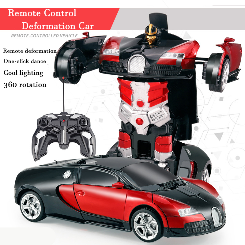 Kids Outdoor Car - Mobil RC Elektrik 2in1 Robot Transformasi