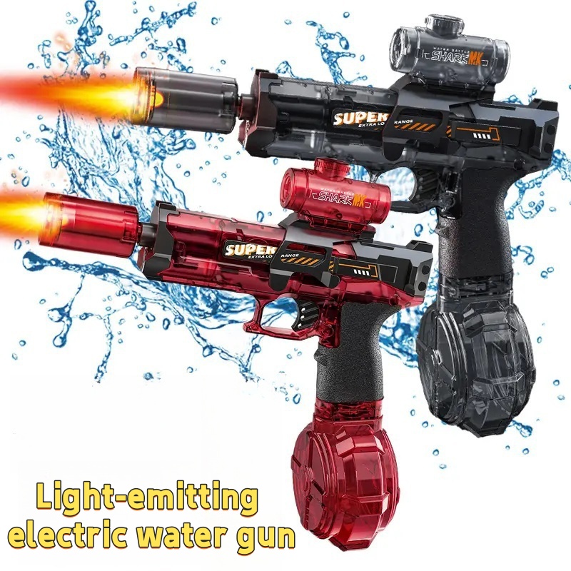 Water Gun Soaker - Mainan Pistol Air Listrik dengan Lampu
