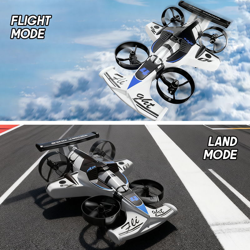 Kids Outdoor Car - Mobil Terbang Mini Drone 2in1 Udara-Tanah