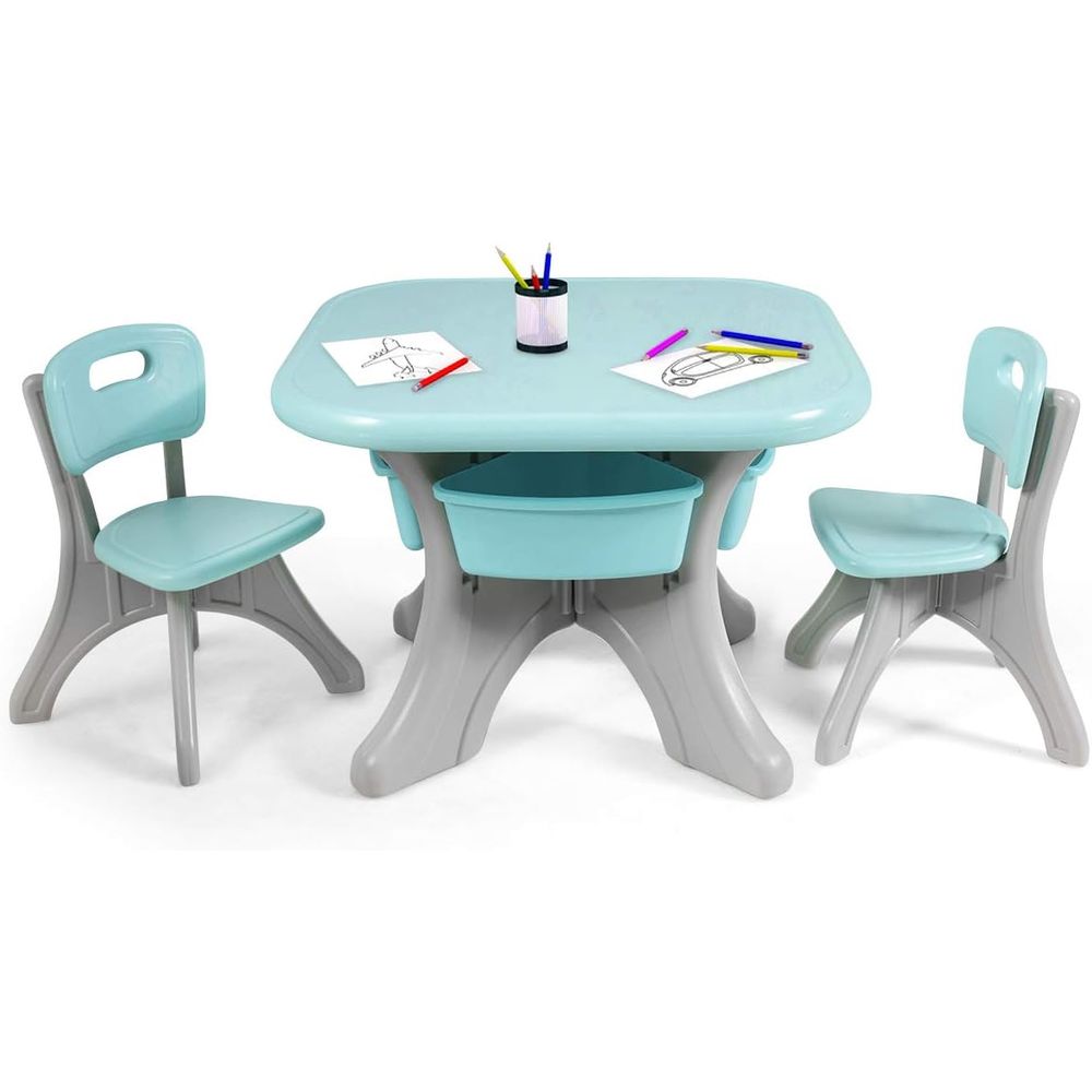 Kids Outdoor Chair And Table - Meja dan Kursi Anak, Set Meja