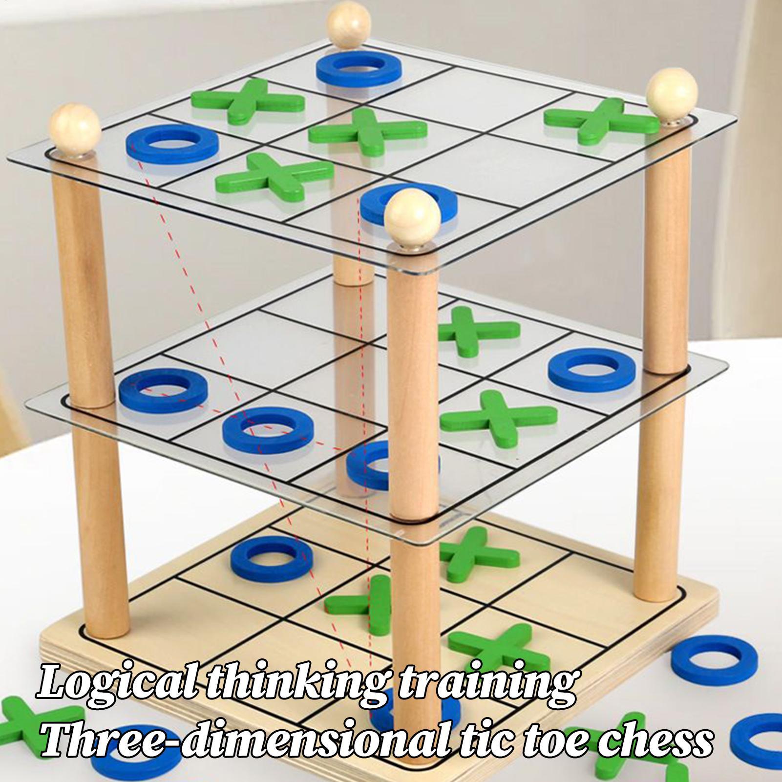 Kids Outdoor Learning Activities - Permainan Papan Sambung 3D Mainan Strategis
