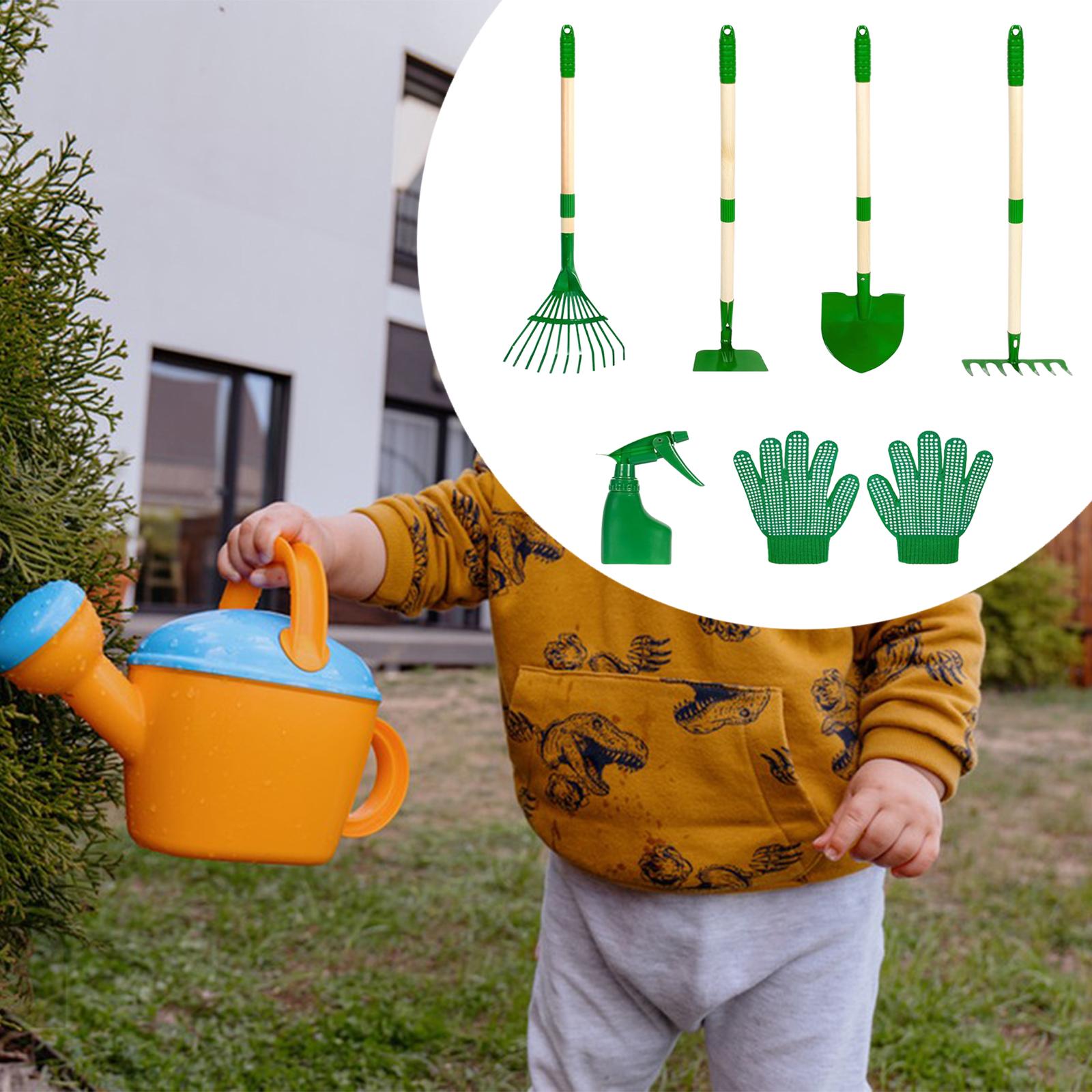 Kids Outdoor Learning Activities - Set Peralatan Berkebun Anak dengan Pegangan