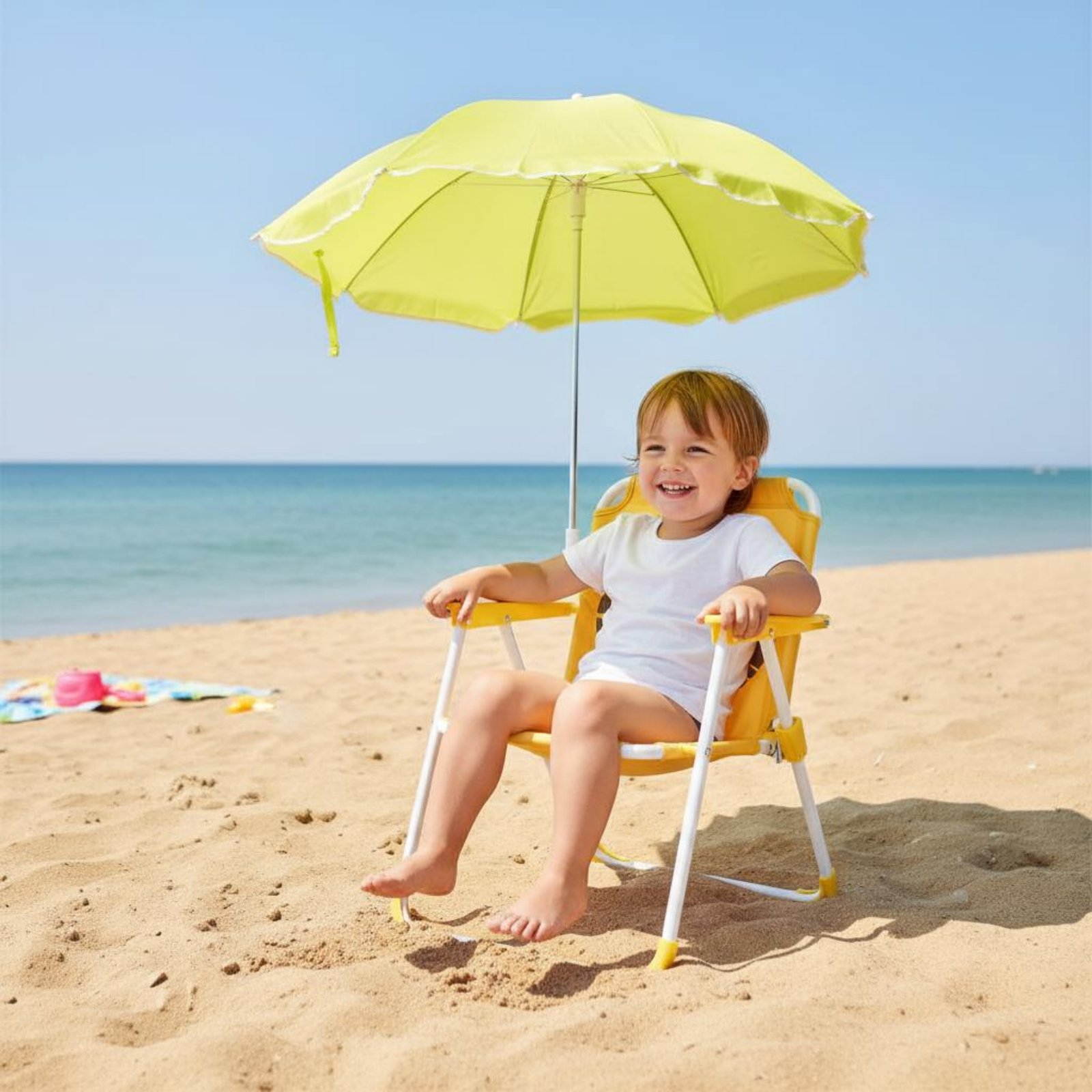 Kids Outdoor Umbrella Chair - Kursi Portabel Anak dengan Pelindung Matahari