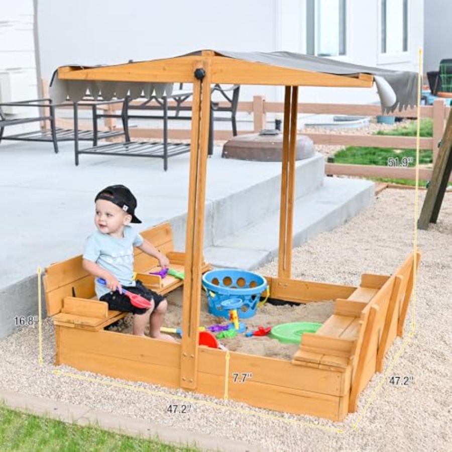 Meja pasir luar ruangan untuk  - Kids Outdoor Bench ulasan dan harga