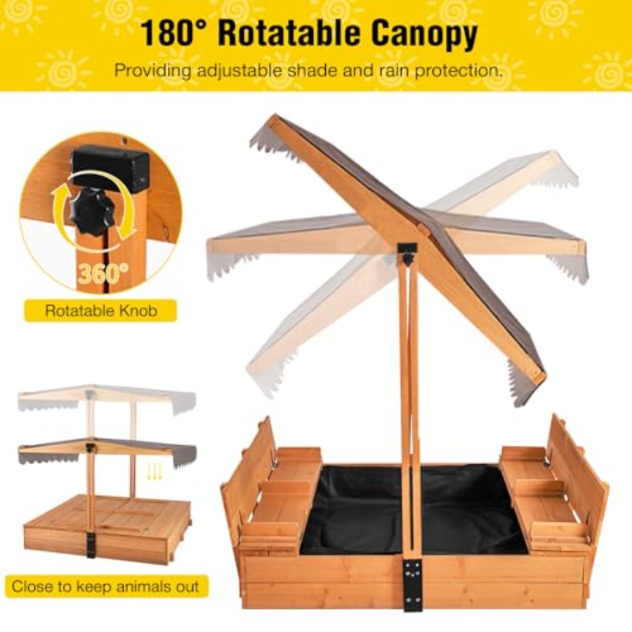 Meja pasir luar ruangan untuk  - Kids Outdoor Bench ulasan dan harga
