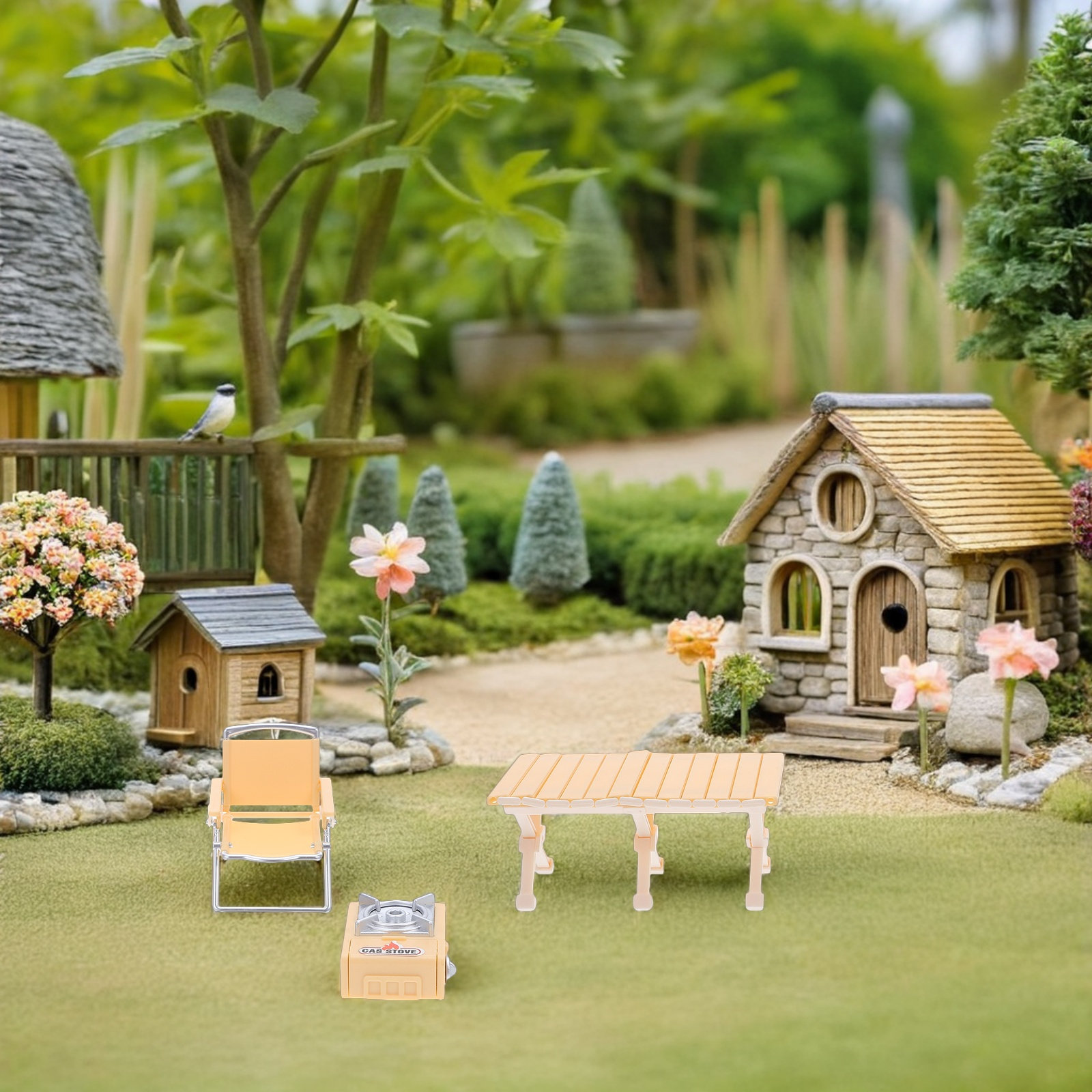 2 Set Kursi Lipat Miniatur, Me - Kids Outdoor Chair And Table ulasan dan harga