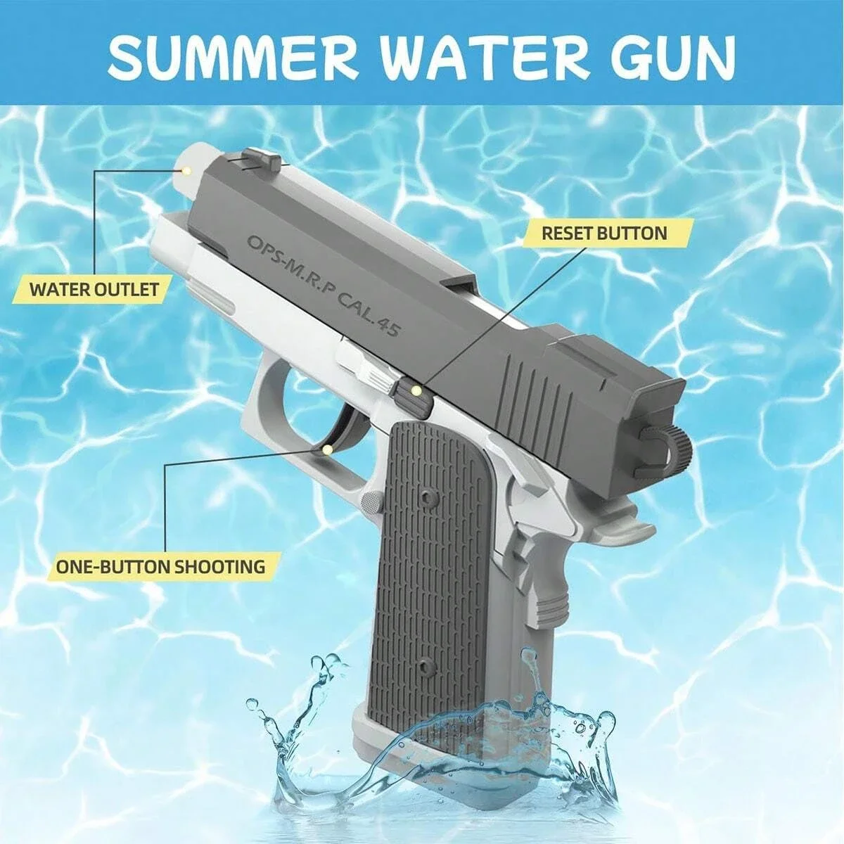 Pistol Air Mainan, Pistol Semp - Water Gun Soaker ulasan dan harga
