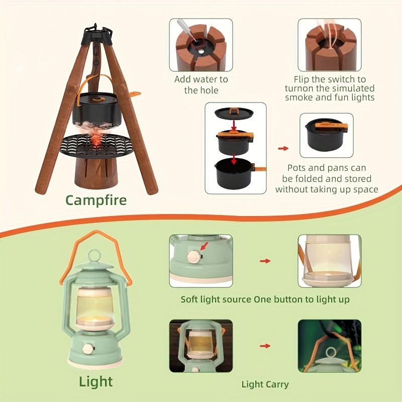 Set mainan berkemah anak, Kit  - Kids Outdoor Teepee ulasan dan harga