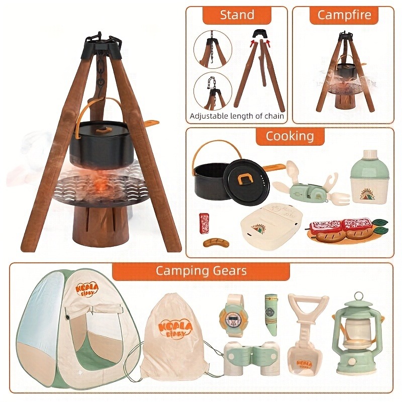 Set mainan berkemah anak, Kit  - Kids Outdoor Teepee ulasan dan harga