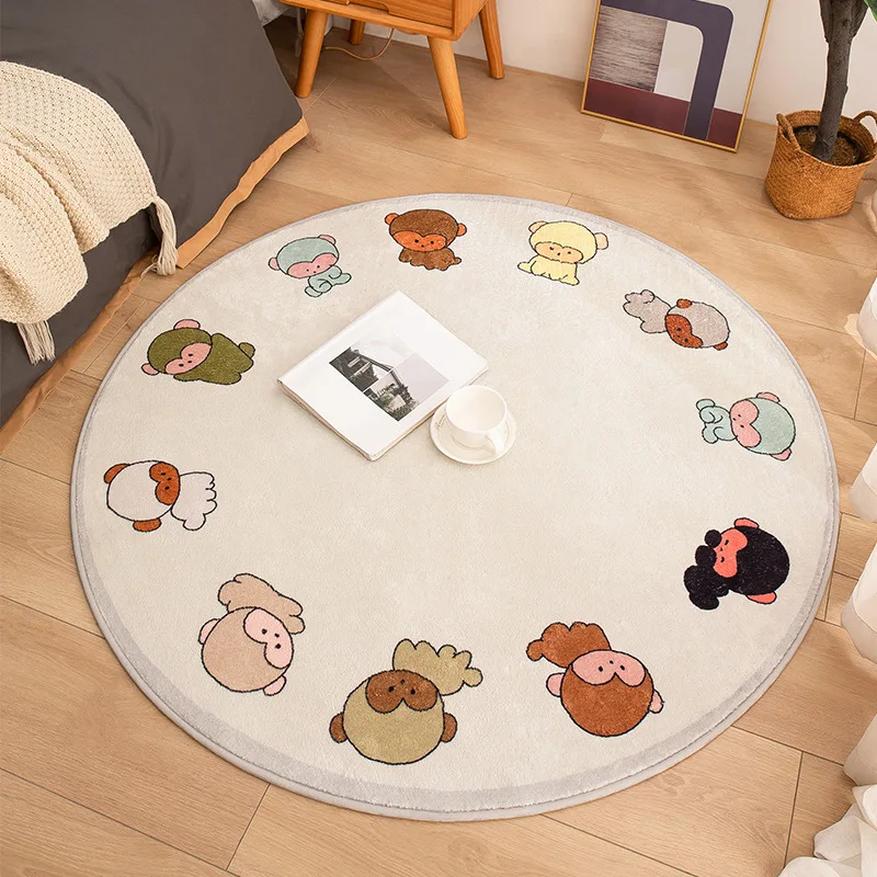 Karpet Bundar Hewan Lucu Kartu - Kids Outdoor Chair And Table ulasan dan harga