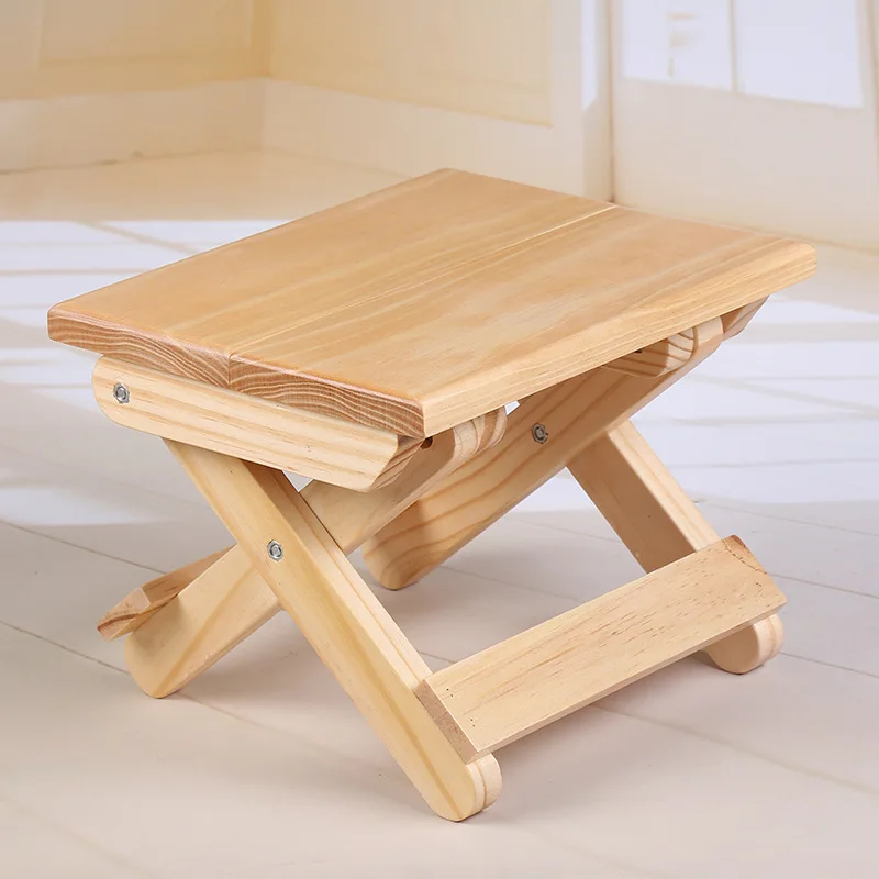 Bangku lipat kayu pinus portab - Kids Outdoor Bench ulasan dan harga