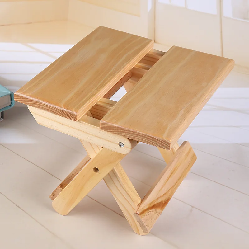 Bangku lipat kayu pinus portab - Kids Outdoor Bench ulasan dan harga