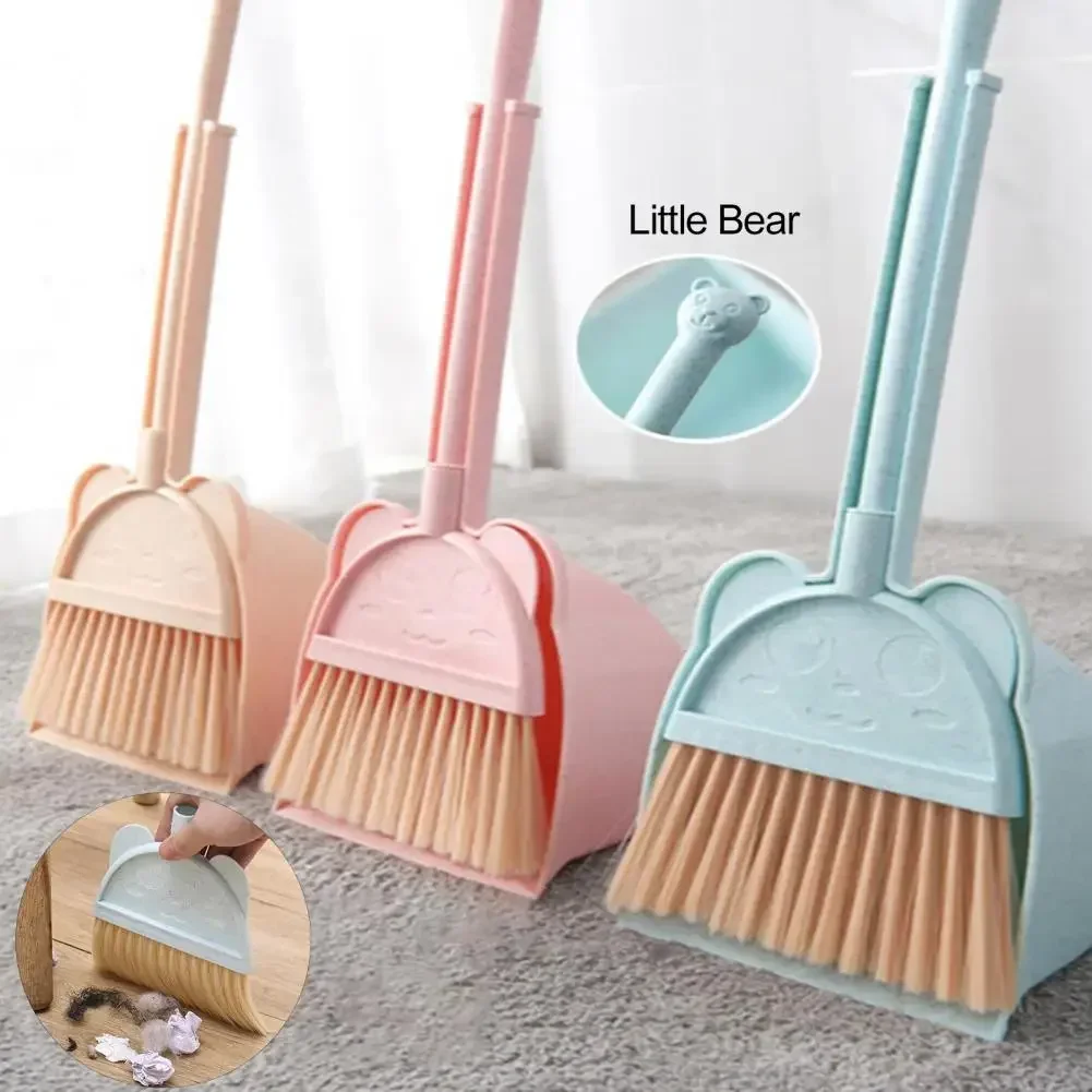 1 Set Sapu dan Pengki Mini Ana - Kids Outdoor Broom ulasan dan harga