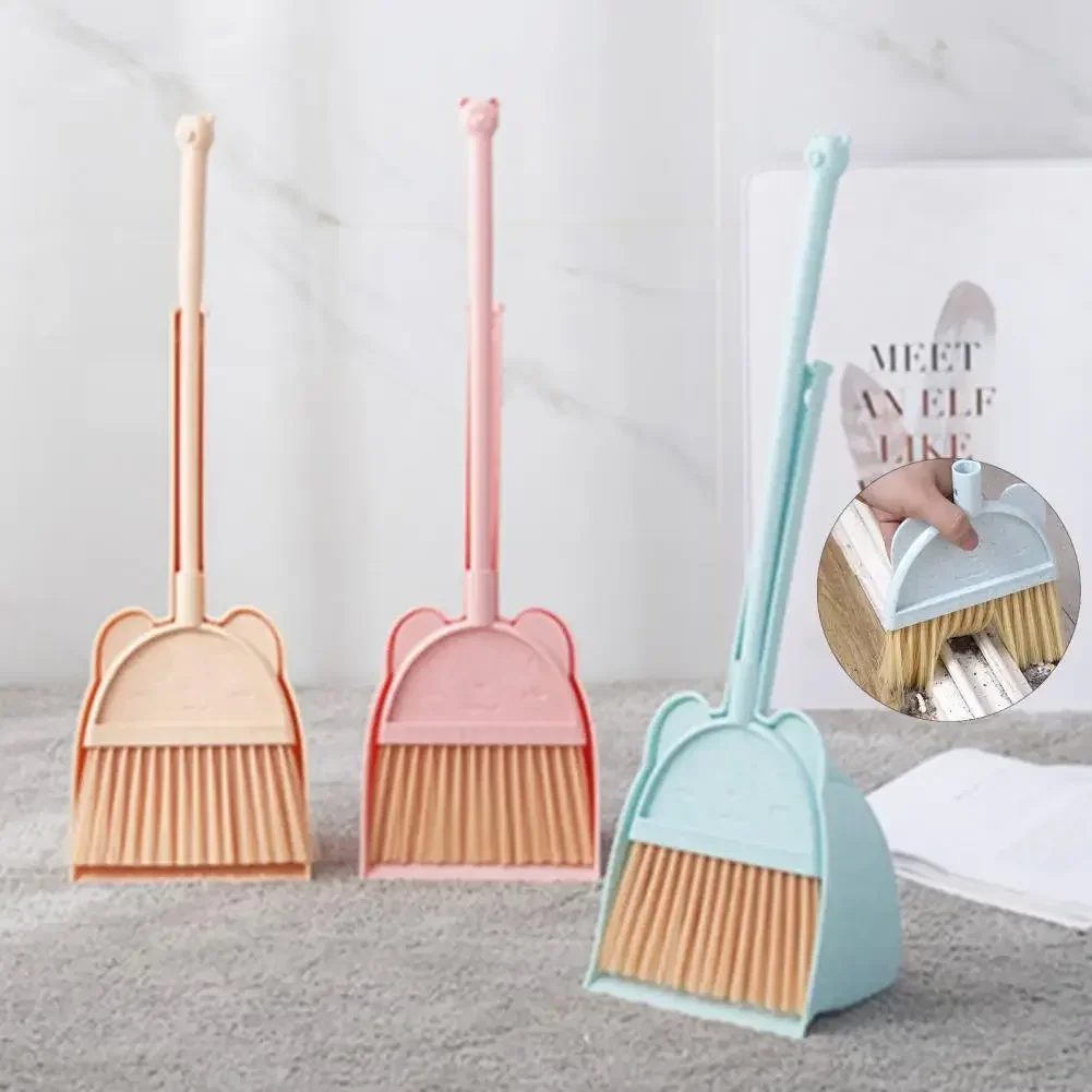 1 Set Sapu dan Pengki Mini Ana - Kids Outdoor Broom ulasan dan harga