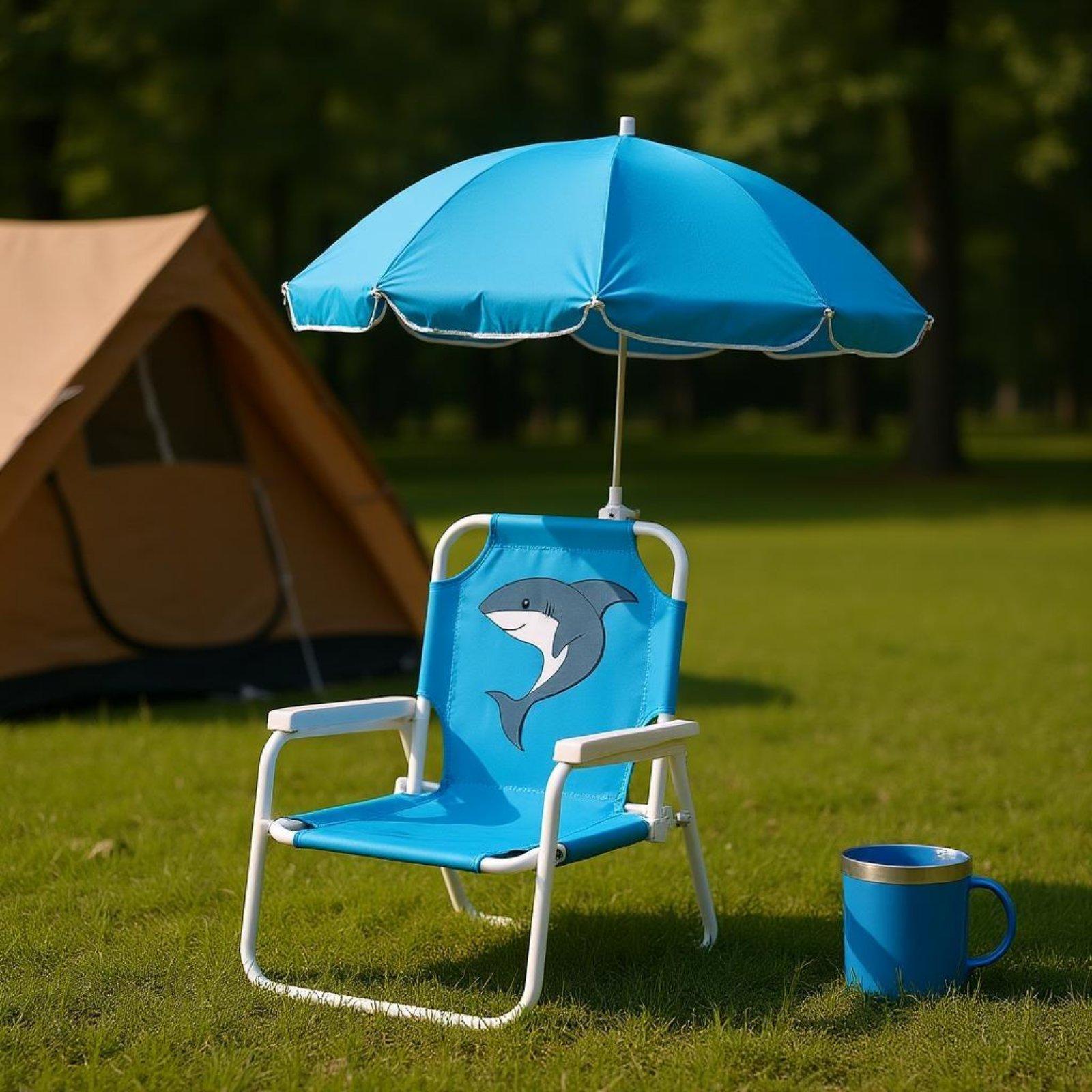 Kursi Pantai Anak dengan Payun - Kids Outdoor Umbrella Chair ulasan dan harga