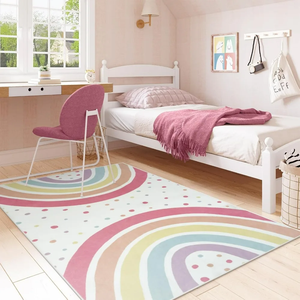 1pc Karpet Boho Pelangi Berwar - Kids Outdoor Lounge ulasan dan harga