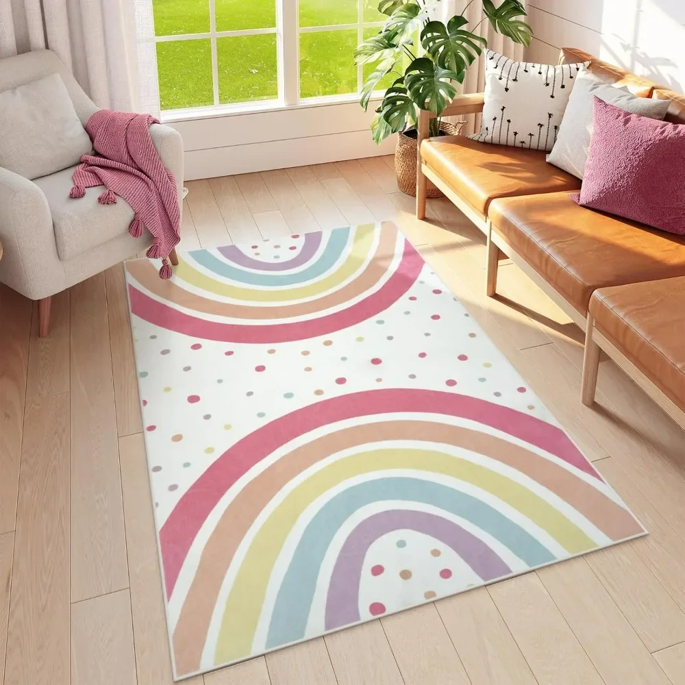1pc Karpet Boho Pelangi Berwar - Kids Outdoor Lounge ulasan dan harga
