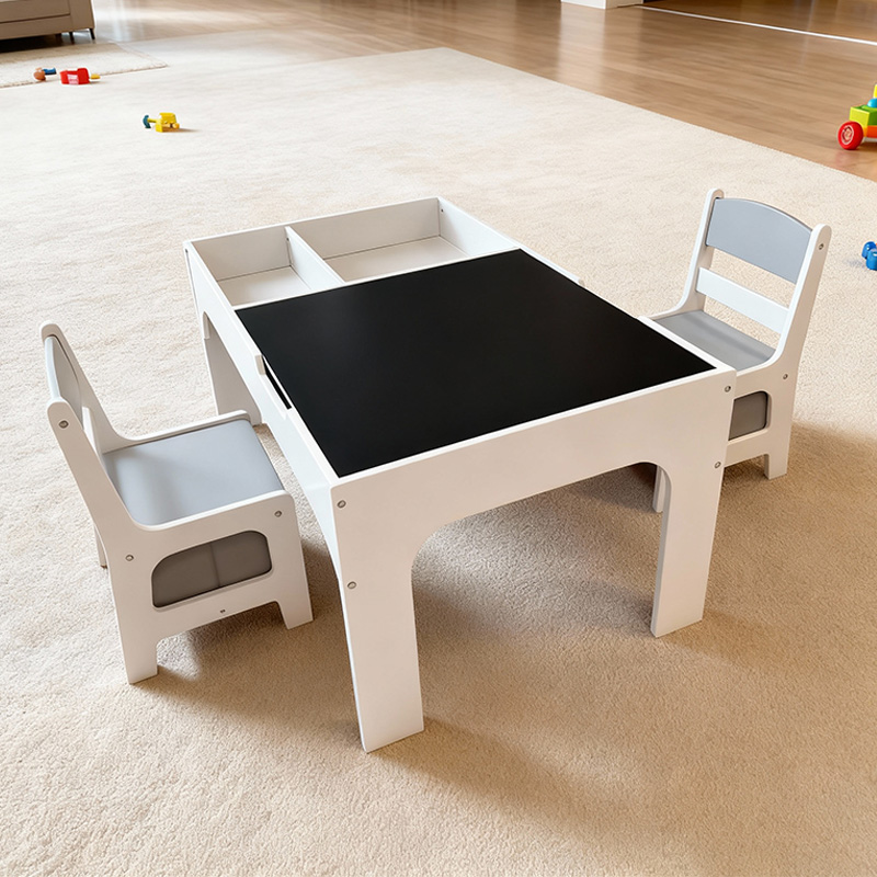 Set Meja dan Kursi Anak Kayu M - Kids Outdoor Chair And Table ulasan dan harga