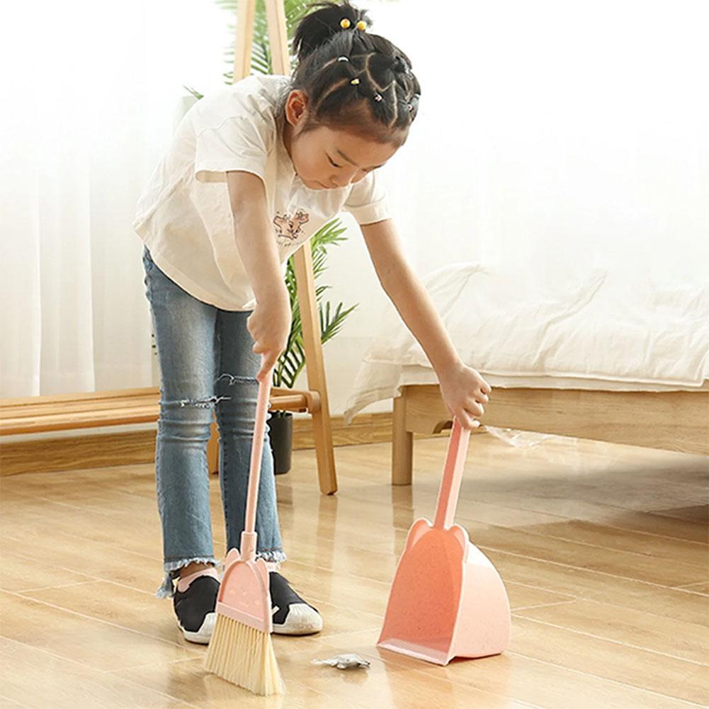 Set Sapu dan Pengki Mini Anak- - Kids Outdoor Broom ulasan dan harga