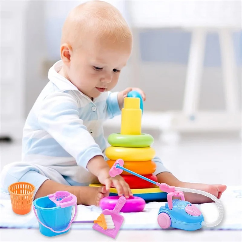 Set Mainan Pembersih Mini 9 Bu - Kids Outdoor Broom ulasan dan harga