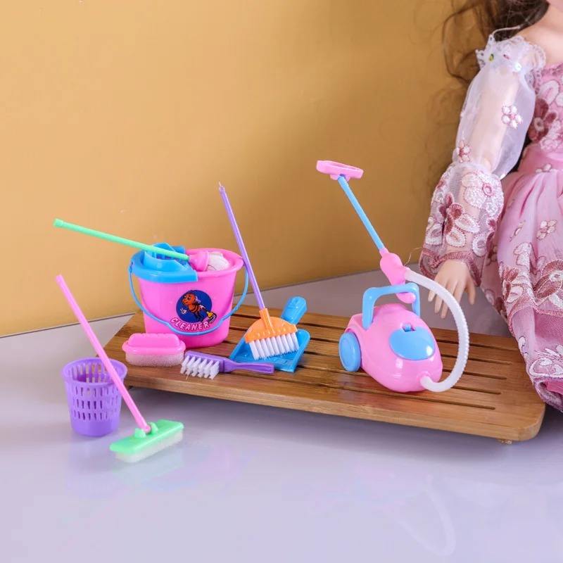 Set Mainan Pembersih Mini 9 Bu - Kids Outdoor Broom ulasan dan harga