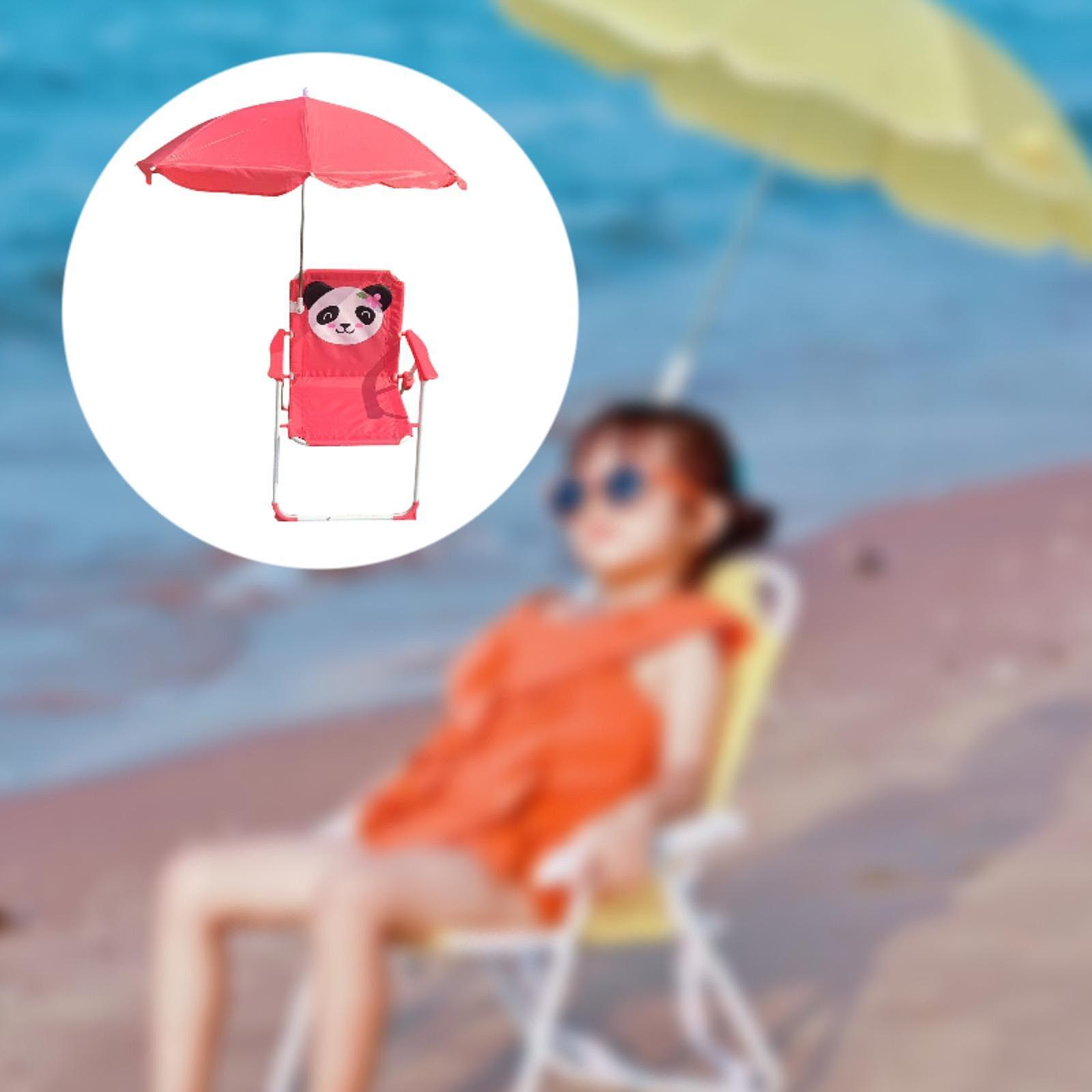 Kursi Pantai Anak dengan Tenda - Kids Outdoor Umbrella Chair ulasan dan harga