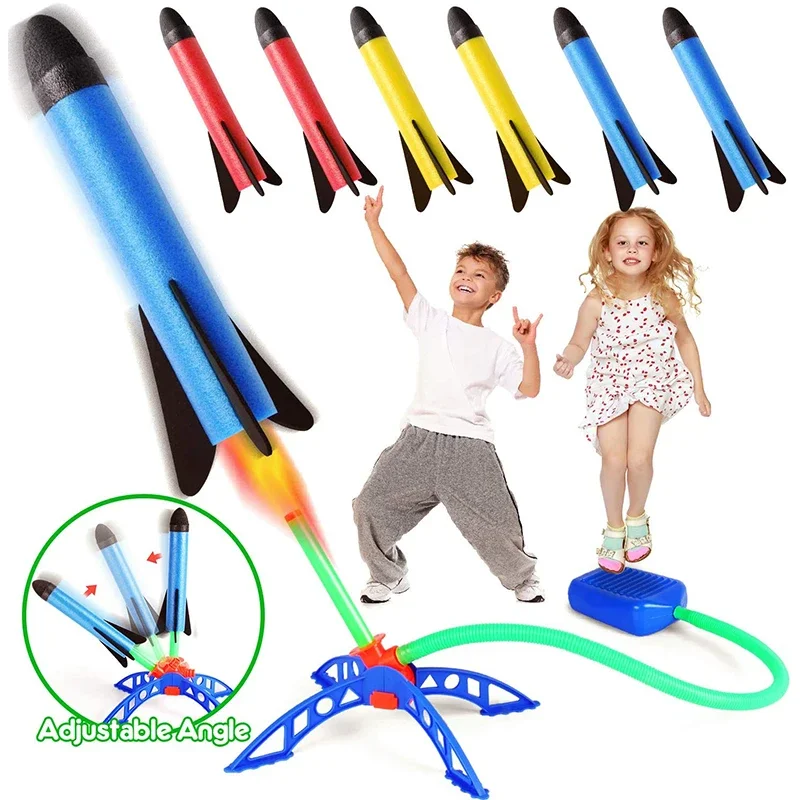 Pompa Kaki Roket Luar Ruangan  - Kids Outdoor Toys B&Q ulasan dan harga