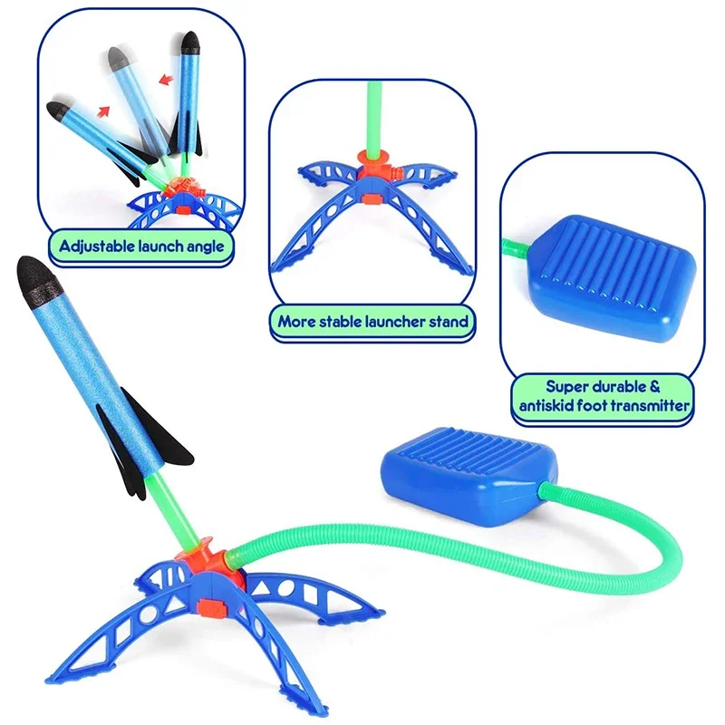Pompa Kaki Roket Luar Ruangan  - Kids Outdoor Toys B&Q ulasan dan harga