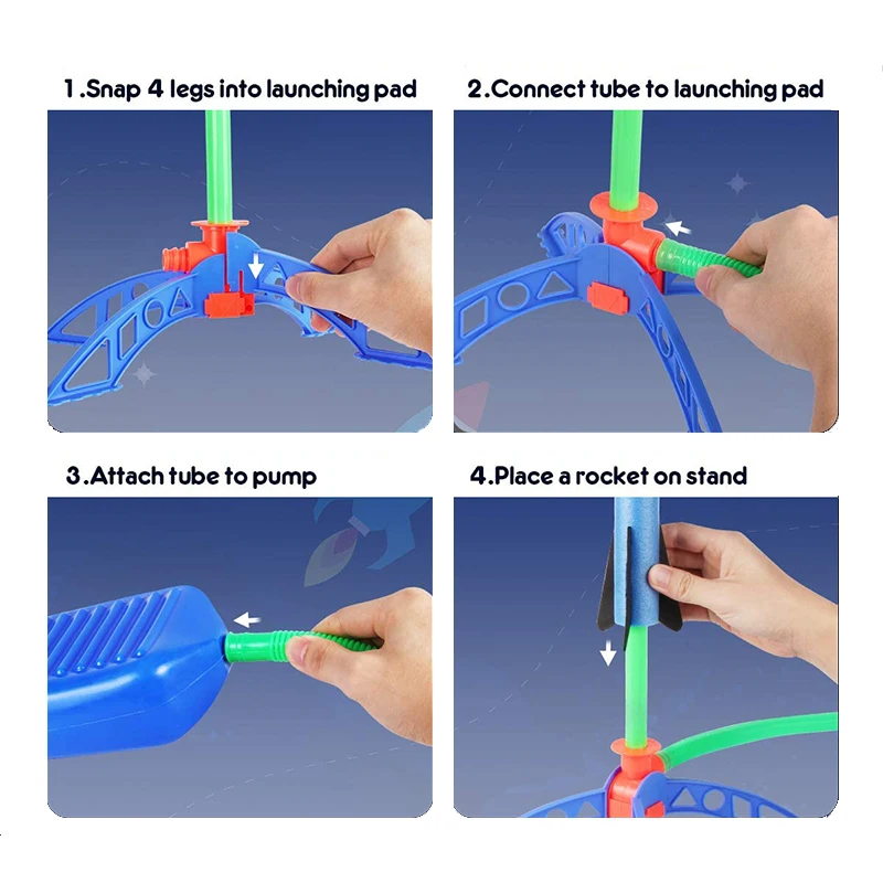 Pompa Kaki Roket Luar Ruangan  - Kids Outdoor Toys B&Q ulasan dan harga
