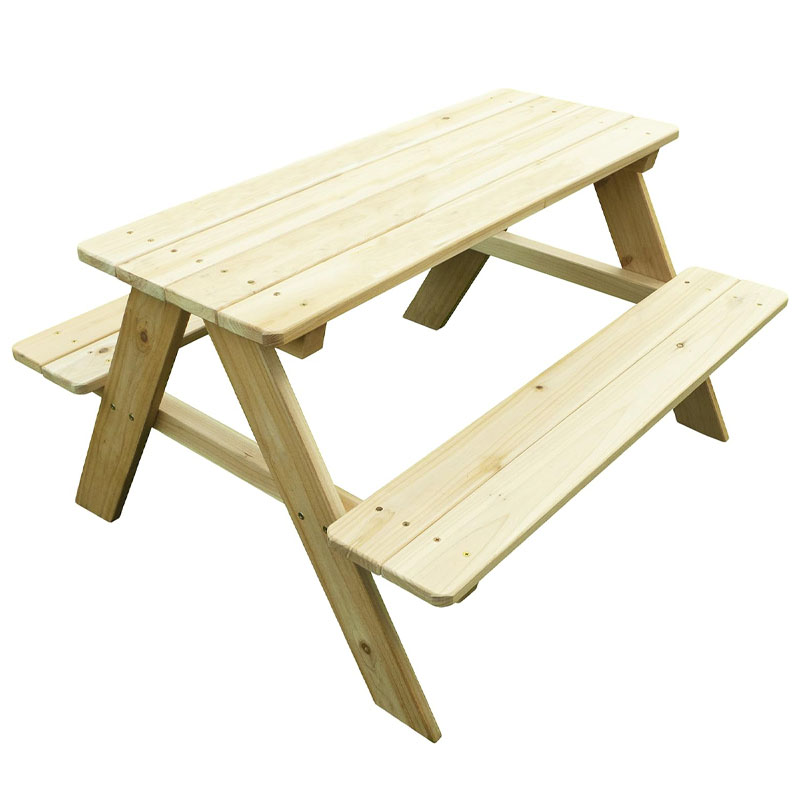 Meja dan Bangku Piknik Kayu An - Kids Outdoor Bench ulasan dan harga