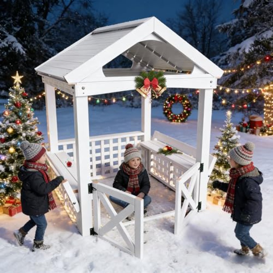 Rumah Bermain Kayu Luar Ruanga - Kids Outdoor Bench ulasan dan harga