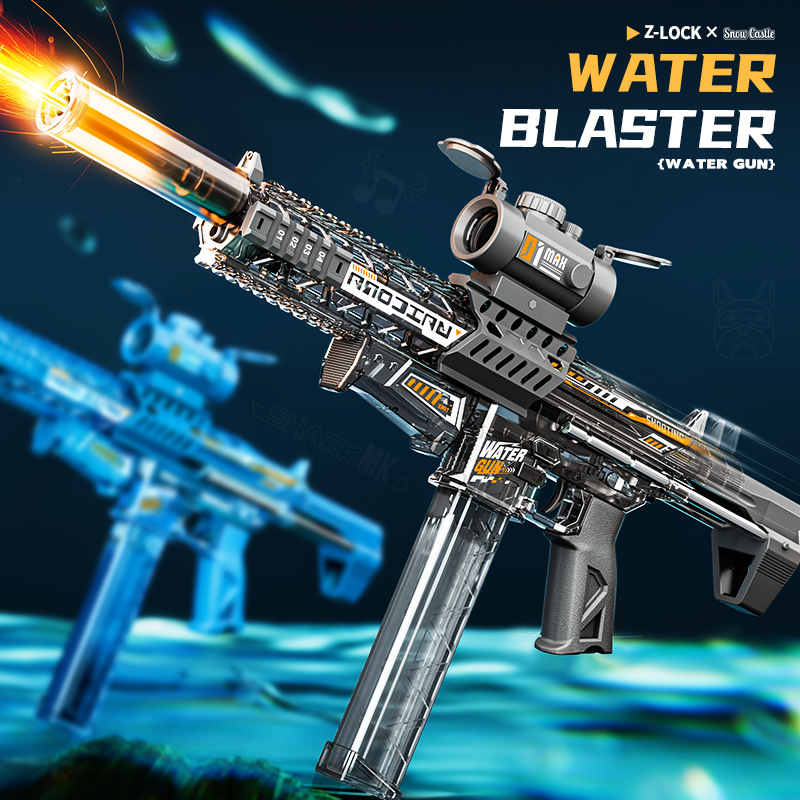 Pistol Air Listrik Anak MK9 Pu - Water Gun Soaker ulasan dan harga
