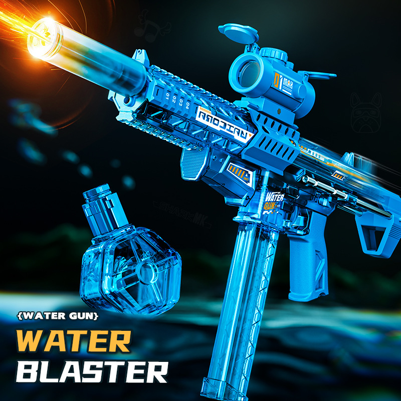 Pistol Air Listrik Anak MK9 Pu - Water Gun Soaker ulasan dan harga