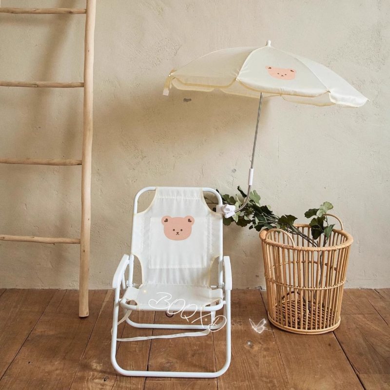 Kursi Santai Anak Pola Beruang - Kids Outdoor Umbrella Chair ulasan dan harga