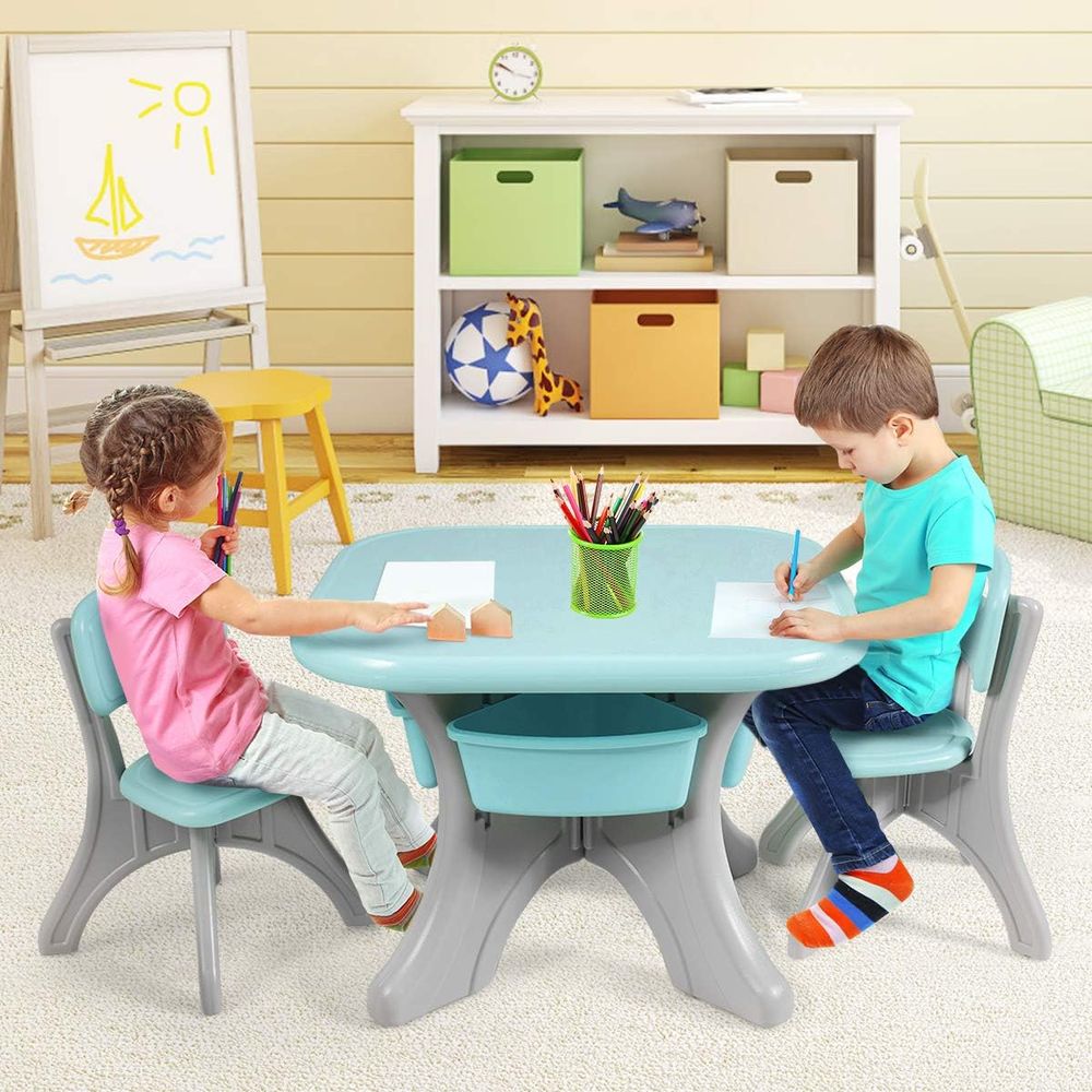 Meja dan Kursi Anak, Set Meja  - Kids Outdoor Chair And Table ulasan dan harga