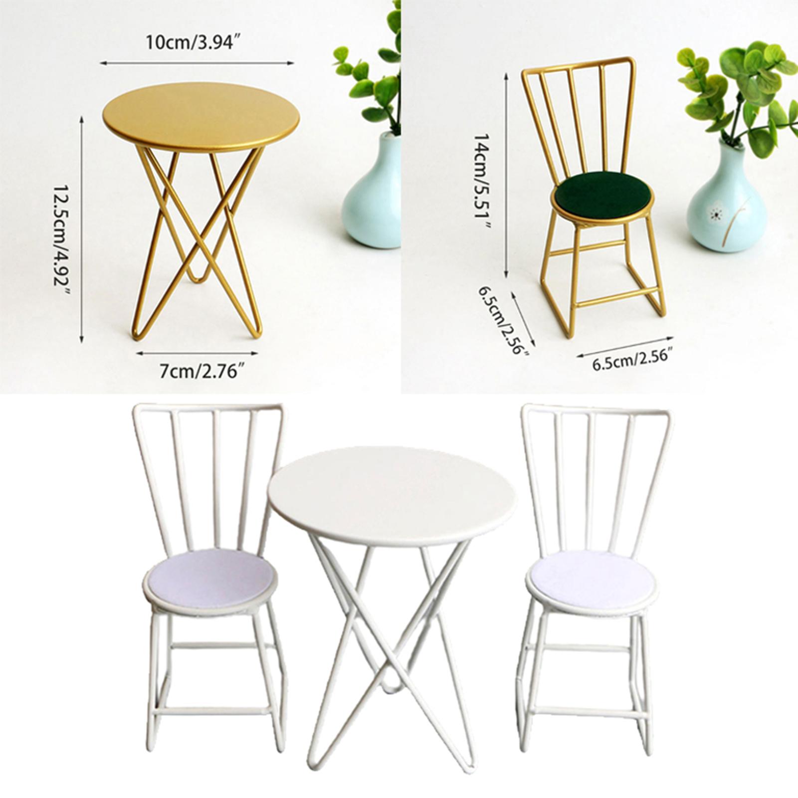 1/6 Set Meja dan Kursi Luar Ru - Kids Outdoor Chair And Table ulasan dan harga