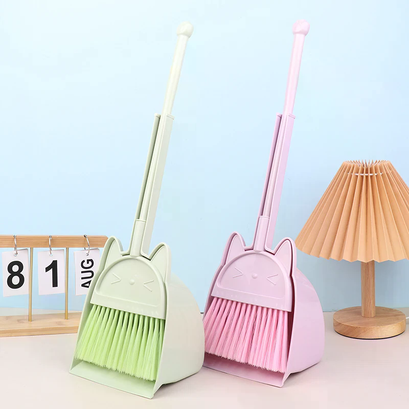 1 Set Alat Penyapu Lantai Mini - Kids Outdoor Broom ulasan dan harga