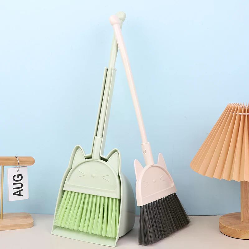 1 Set Alat Penyapu Lantai Mini - Kids Outdoor Broom ulasan dan harga