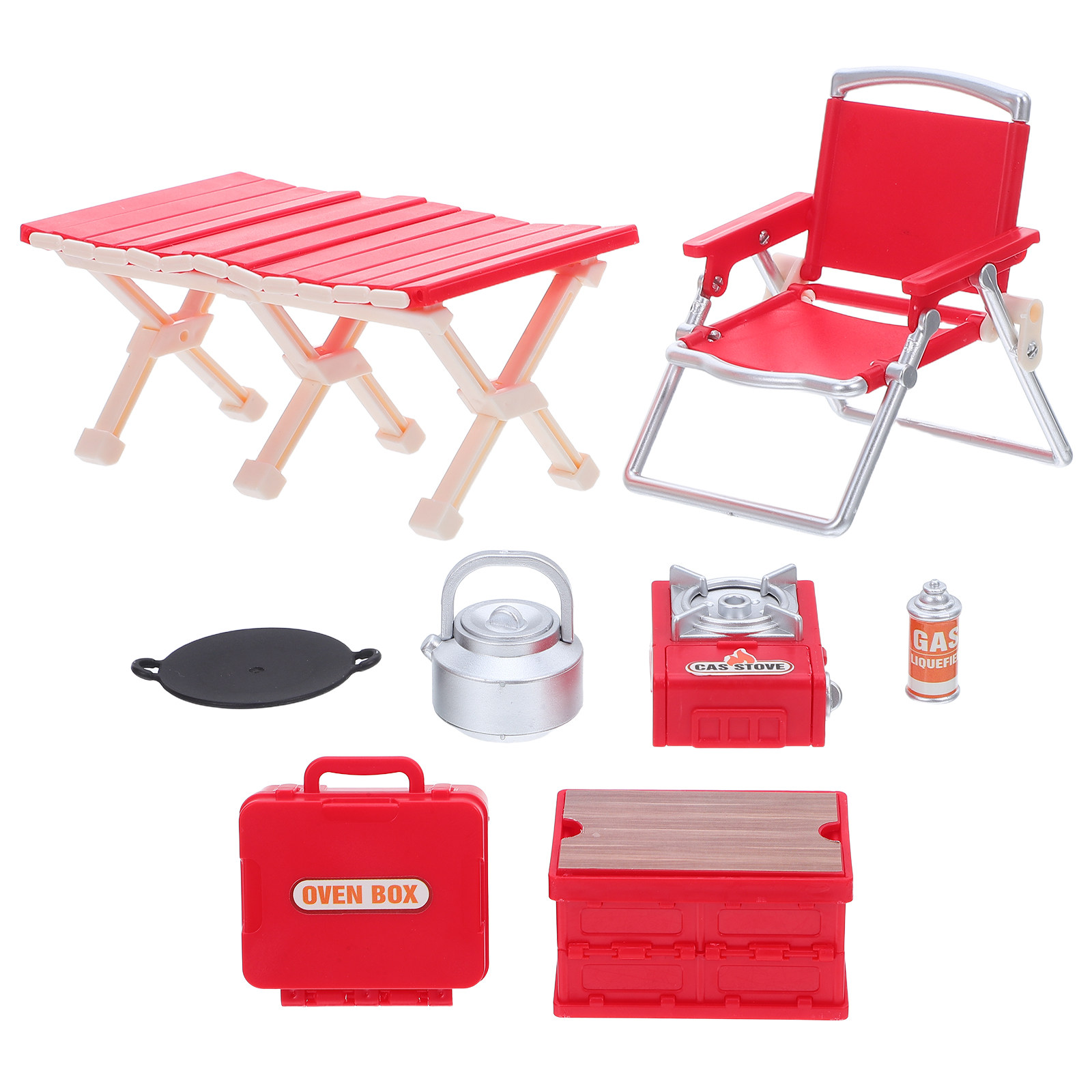 1Set Aksesoris Miniatur untuk  - Kids Outdoor Chair And Table ulasan dan harga